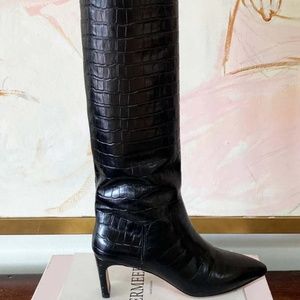 Emerson Fry Lou Walking Boot, Black Croc